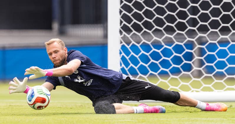 SOCCER - FIFA World Cup, WM, Weltmeisterschaft, Fussball 2026, preview SANTA BARBARA,CALIFORNIA,USA,08.JUN.26 - SOCCER - FIFA World Cup 2026, USA, Mexico, Canada, preview, OEFB, Oesterreichischer Fussball-Bund, training team AUT. Image shows Alexander Schlager (AUT). GEPAxpictures xArminxRauthner