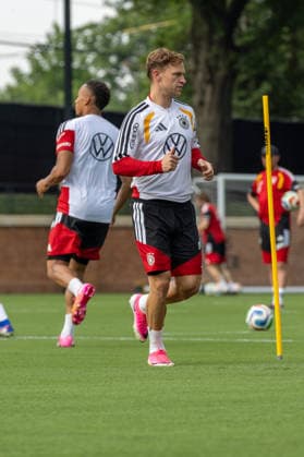 Team Arrival Germany, Base Camp, practice, FIFA World Cup, WM, Weltmeisterschaft, Fussball 2026, Winston-Salem JOSHUA KIMMICH of DFB practicing for the FIFA World Cup 2026 at Wake Forest University™s Spry Stadium in Winston-Salem, North Carolina, United States, June 8, 2026. WINSTON-SALEM Spry Stadium North Carolina USA Copyright: xPaulxMoreax 064A2775