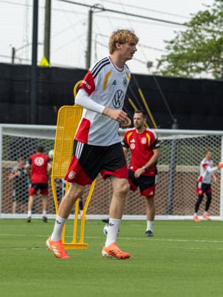 Team Arrival Germany, Base Camp, practice, FIFA World Cup, WM, Weltmeisterschaft, Fussball 2026, Winston-Salem NICK WOLTEMADE of DFB practicing for the FIFA World Cup 2026 at Wake Forest University™s Spry Stadium in Winston-Salem, North Carolina, United States, June 8, 2026. WINSTON-SALEM Spry Stadium North Carolina USA Copyright: xPaulxMoreax 064A2848