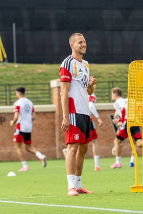 Team Arrival Germany, Base Camp, practice, FIFA World Cup, WM, Weltmeisterschaft, Fussball 2026, Winston-Salem WALDEMAR ANTON of DFB practicing for the FIFA World Cup 2026 at Wake Forest University™s Spry Stadium in Winston-Salem, North Carolina, United States, June 8, 2026. WINSTON-SALEM Spry Stadium North Carolina USA Copyright: xPaulxMoreax 064A3110