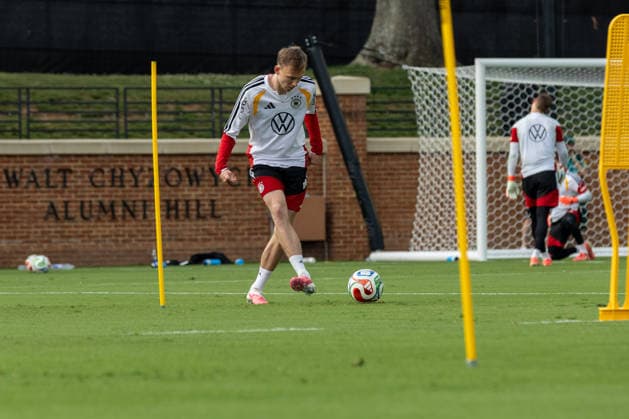 Team Arrival Germany, Base Camp, practice, FIFA World Cup, WM, Weltmeisterschaft, Fussball 2026, Winston-Salem MAXIMILIAN BEIER of DFB practicing for the FIFA World Cup 2026 at Wake Forest University™s Spry Stadium in Winston-Salem, North Carolina, United States, June 8, 2026. WINSTON-SALEM Spry Stadium North Carolina USA Copyright: xPaulxMoreax 064A3198