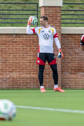 Team Arrival Germany, Base Camp, practice, FIFA World Cup, WM, Weltmeisterschaft, Fussball 2026, Winston-Salem MANUEL NEUER of DFB during day 1 practice for the FIFA World Cup 2026 at Wake Forest University™s Spry Stadium in Winston-Salem, North Carolina, United States, June 8, 2026. WINSTON-SALEM Spry Stadium North Carolina USA Copyright: xPaulxMoreax 1R8A5270