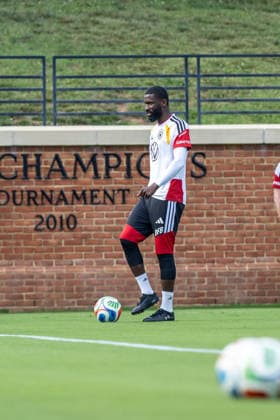 Team Arrival Germany, Base Camp, practice, FIFA World Cup, WM, Weltmeisterschaft, Fussball 2026, Winston-Salem ANTONIO RÜDIGER of DFB practicing for the FIFA World Cup 2026 at Wake Forest University™s Spry Stadium in Winston-Salem, North Carolina, United States, June 8, 2026. WINSTON-SALEM Spry Stadium North Carolina USA Copyright: xPaulxMoreax 1R8A5553