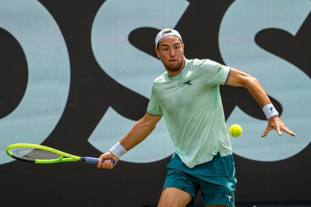 Jan-Lennard Struff, Jan-Lennard Struff vs. AlexisGalarneau, Tennis, ATP, Tennis Herren Turnier, Boss-Open, Center-Court, Sechzehntelfinale, 09.06.2026, Jan-Lennard Struff vs. AlexisGalarneau, Tennis, ATP-Turnier, Boss-Open, Center-Court, Sechzehntelfinale, 09.06.2026, Stuttgart