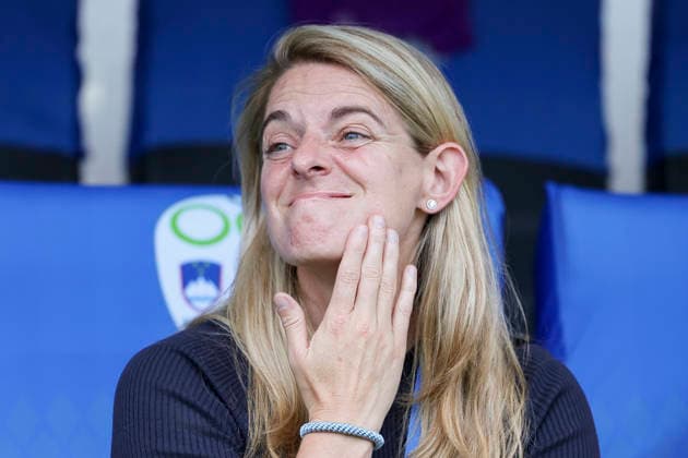 Sportdirektorin Frauenfussball Nia Kuenzer (Germany) schaut enttaeuscht, FIFA Women s World Cup 2027 Qualifier, Slovenia v Germany, Stadion Stozice am 09. June 2026 in Ljubljana, Slowenien. (Foto von Marco Steinbrenner DeFodi Images) Sportdirektorin Frauenfussball Nia Kuenzer (Germany) looks dejected, FIFA Women s World Cup 2027 Qualifier, Slovenia v Germany, Stadion Stozice, June 9, 2026 in Ljubljana, Slovenia. (Photo by Marco Steinbrenner DeFodi Images) -