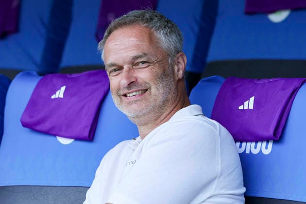 Bundestrainer Christian Wueck (Germany) lacht, FIFA Women s World Cup 2027 Qualifier, Slovenia v Germany, Stadion Stozice am 09. June 2026 in Ljubljana, Slowenien. (Foto von Marco Steinbrenner DeFodi Images) Bundestrainer Christian Wueck (Germany) smiles, FIFA Women s World Cup 2027 Qualifier, Slovenia v Germany, Stadion Stozice, June 9, 2026 in Ljubljana, Slovenia. (Photo by Marco Steinbrenner DeFodi Images) -