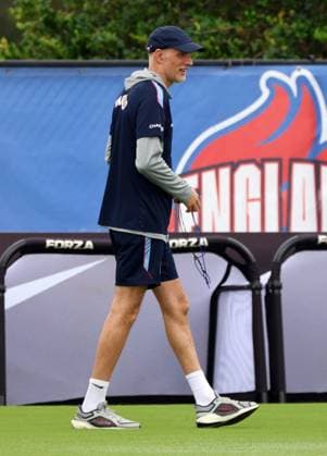 Thomas Tuchel, manager of England England Team Training, 2026 FIFA World Cup, WM, Weltmeisterschaft, Fussball Football, Palm Beach Gardens, Palm Beach, Florida, USA - 09 Jun 2026Florida Florida Blue Training Centre United States of America EDITORIAL USE ONLY No use with unauthorised audio, video, data, fixture lists, club league logos or live services. Online in-match use limited to 120 images, no video emulation. No use in betting, games or single club league player publications. Copyright: xChrisxArjoon Shutterstockx 16918901e