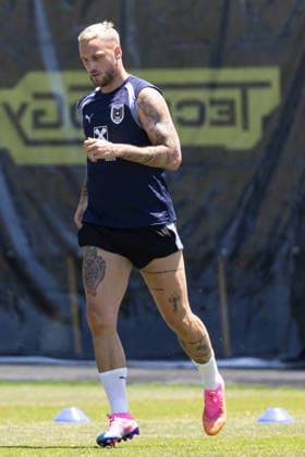 SOCCER - FIFA World Cup, WM, Weltmeisterschaft, Fussball 2026, preview SANTA BARBARA,CALIFORNIA,USA,09.JUN.26 - SOCCER - FIFA World Cup 2026, USA, Mexico, Canada, preview, OEFB, Oesterreichischer Fussball-Bund, training team AUT. Image shows Marko Arnautovic (AUT). GEPAxpictures xArminxRauthner