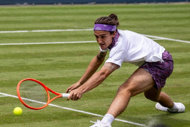 Mattia Bellucci (ITA). xettx, Deutschland, Stuttgart, 10.06.2026, Tennis, Boss Open, Tag 5, 2026, Achtelfinale, M.Bellucci (ITA) - Y.Hanfmann (GER), TC Weissenhof, Center Court