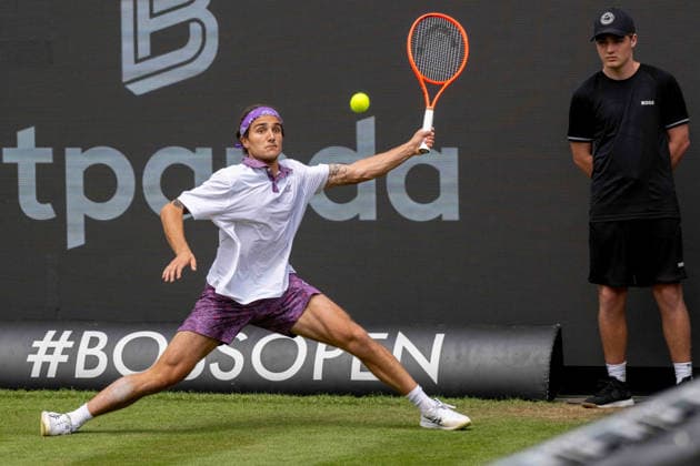 Mattia Bellucci (ITA). xettx, Deutschland, Stuttgart, 10.06.2026, Tennis, Boss Open, Tag 5, 2026, Achtelfinale, M.Bellucci (ITA) - Y.Hanfmann (GER), TC Weissenhof, Center Court