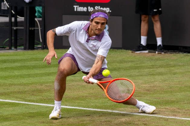 Mattia Bellucci (ITA). xettx, Deutschland, Stuttgart, 10.06.2026, Tennis, Boss Open, Tag 5, 2026, Achtelfinale, M.Bellucci (ITA) - Y.Hanfmann (GER), TC Weissenhof, Center Court