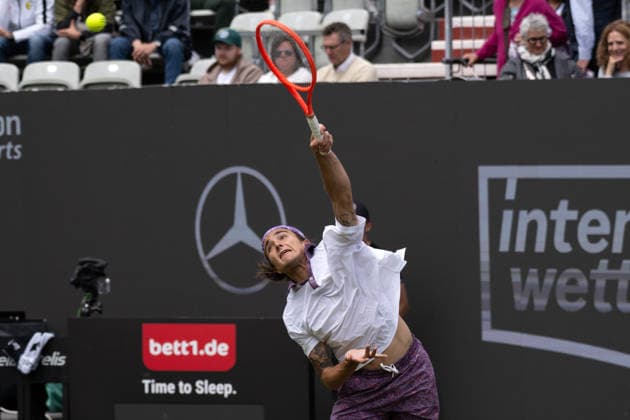 Mattia Bellucci (ITA). xettx, Deutschland, Stuttgart, 10.06.2026, Tennis, Boss Open, Tag 5, 2026, Achtelfinale, M.Bellucci (ITA) - Y.Hanfmann (GER), TC Weissenhof, Center Court