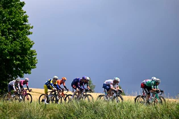 Circuit Franco Belge 2026 Cycling Race MONT-DE-L ENCLUS, BELGIUM - JUNE 10 : Roosen Timo (NED) of Team Picnic PostNL, Pietrobon Andrea (ITA) of Team Polti VisitMalta, Gomez Iker (ESP) of Equipo Kern Pharma, Van Der Tuuk Axel (NED) of Euskaltel - Euskadi, Huck Leandre (FRA) of Van Rysel Roubaix, Baguelin Jocelyn (FRA) of Aarco, Caillet Camille (BEL) of Color Code - Alu Center, Brunel Alexys (FRA) of TotalEnergies, Torney Artuur (BEL) of Team Flanders - Baloise during the 85th edition of Circuit Franco Belge an UCI ProSeries 1.Pro one day cycling road race for Men Elite of 195.6 km with start in Tournai and finish in Mont-de-L enclus on June 10, 2026 in Mont-de-L enclus, Belgium, 10 06 2026 ( Motordriver Stephan Boone - Mont-de-L enclus Belgium Copyright: xTomasxSiskx
