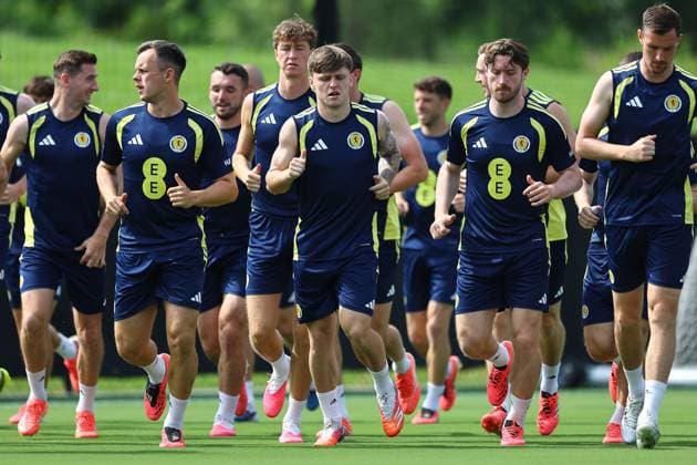 Ben Gannon-Doak of Scotland Scotland Training Session and press conference, PK, Pressekonferenz 2026 FIFA World Cup, WM, Weltmeisterschaft, Fussball Football, Atrium Health Performance Park, Charlotte, USA - 10 Jun 2026Charlotte Atrium Health Performance Park United States of America EDITORIAL USE ONLY No use with unauthorised audio, video, data, fixture lists, club league logos or live services. Online in-match use limited to 120 images, no video emulation. No use in betting, games or single club league player publications. Copyright: xMichaelxZemanek Shutterstockx 16919987ae