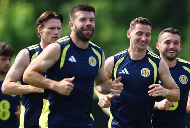 Kenny McLean of Scotland Scotland Training Session and press conference, PK, Pressekonferenz 2026 FIFA World Cup, WM, Weltmeisterschaft, Fussball Football, Atrium Health Performance Park, Charlotte, USA - 10 Jun 2026Charlotte Atrium Health Performance Park United States of America EDITORIAL USE ONLY No use with unauthorised audio, video, data, fixture lists, club league logos or live services. Online in-match use limited to 120 images, no video emulation. No use in betting, games or single club league player publications. Copyright: xMichaelxZemanek Shutterstockx 16919987ag