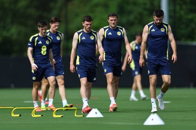 Andy Robertson of Scotland Scotland Training Session and press conference, PK, Pressekonferenz 2026 FIFA World Cup, WM, Weltmeisterschaft, Fussball Football, Atrium Health Performance Park, Charlotte, USA - 10 Jun 2026Charlotte Atrium Health Performance Park United States of America EDITORIAL USE ONLY No use with unauthorised audio, video, data, fixture lists, club league logos or live services. Online in-match use limited to 120 images, no video emulation. No use in betting, games or single club league player publications. Copyright: xMichaelxZemanek Shutterstockx 16919987ak