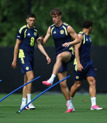 Jack Hendry of Scotland Scotland Training Session and press conference, PK, Pressekonferenz 2026 FIFA World Cup, WM, Weltmeisterschaft, Fussball Football, Atrium Health Performance Park, Charlotte, USA - 10 Jun 2026Charlotte Atrium Health Performance Park United States of America EDITORIAL USE ONLY No use with unauthorised audio, video, data, fixture lists, club league logos or live services. Online in-match use limited to 120 images, no video emulation. No use in betting, games or single club league player publications. Copyright: xMichaelxZemanek Shutterstockx 16919987al