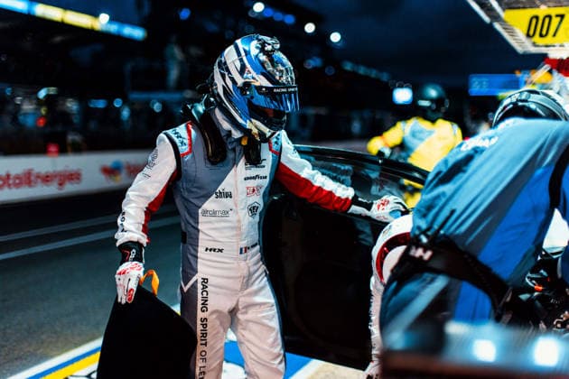 Motorsport, 24 Stunden von Le Mans, Training und Qualifikation #2 24 HEURES DU MANS 2026 - FREE PRACTICE AND QUALIFIYING SESSION FOSSARD Marius (fra), Racing Spirit of Leman, Aston Martin Vantage AMR LMGT3 59, LM GT3, action, pitstop, arrêt aux stands during the Free Practice and Qualifying session of the 24 Hours of Le Mans 2026, 3rd round of the 2026 FIA World Endurance Championship, from June 10 to 11, 2026 on the Circuit des 24 Heures du Mans in Le Mans, France - Copyright: xAndreaxLorenzinax