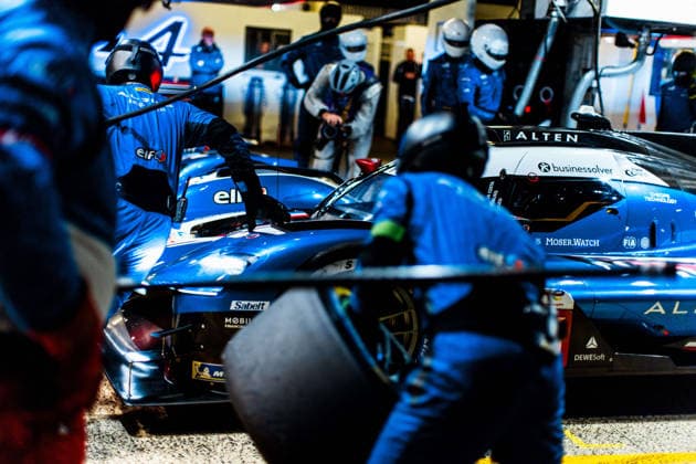 Motorsport, 24 Stunden von Le Mans, Training und Qualifikation #2 24 HEURES DU MANS 2026 - FREE PRACTICE AND QUALIFIYING SESSION 35 FELIX DA COSTA Antonio (prt), MILESI Charles (fra), HABSBURG Ferdinand (aut), Alpine Endurance Team, Alpine A424 35, Hypercar, action during the Free Practice and Qualifying session of the 24 Hours of Le Mans 2026, 3rd round of the 2026 FIA World Endurance Championship, from June 10 to 11, 2026 on the Circuit des 24 Heures du Mans in Le Mans, France - Copyright: xAndreaxLorenzinax