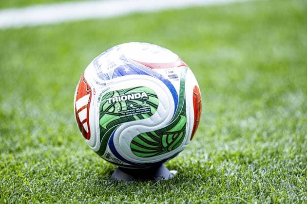 RECORD DATE NOT STATED Match between Mexico and South Africa for the 2026 World Cup. Mexico City (Mexico), 11 06 2026 - World Cup Football Mexico - The official ball of the 2026 World Cup, the Trionda, manufactured by Adidas, is named in honor of the three host countries (Canada, United States and Mexico) and references the famous wave of the fans. The opening match between Mexico and South Africa, valid for the 2026 World Cup, takes place at the traditional Azteca Stadium in Mexico City, this Thursday, June 11, 2026.(Foto: Pedro Paulo Diaz Thenews2 imago images) SPO Copyright: xPedroxPauloxDiazx