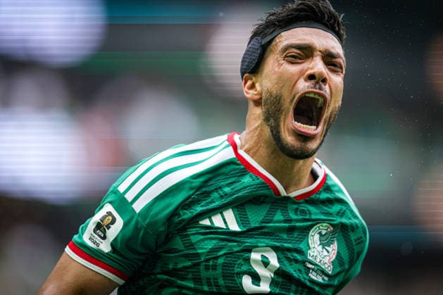 FIFA World Cup, WM, Weltmeisterschaft, Fussball 2026 FIFA WORLD CUP 2026 MEXICO VS SOUTH AFRICA 11062026 MEXICO CITY, MEXICO. Action photo of Raul Jimenez (9) of the Mexico national team, Nationalteam celebrating a goal against South Africa, during the opening game of the FIFA World Cup 2026, held at the Estadio Ciudad de Mexico of Mexico City. Foto de accion de Raul Jimenez (9) de la Seleccion Nacional de Mexico, celebrando un gol en contra de Sudafrica, durante el juego inaugural de la Copa del Mundo 2026 de la FIFA, celebrado en el Estadio Ciudad de Mexico de la Ciudad de MÃ xico. PHOTO BY IMAGENSHOP AGENCIA FOTOGRAFICA MEXICO CITY MEXICO CITY MEXICO
