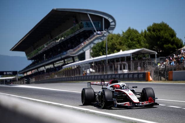 ESP, MSC Cruises Grand Prix von Barcelona-Katalonien, Freies Training, Formel 1 Weltmeisterschaft Saison 2026 12.06.2026, Circuit de Barcelona Catalunya, Barcelona, ESP, MSC Cruises Grand Prix von Barcelona-Katalonien, Freies Training, Formel 1 Weltmeisterschaft Saison 2026, im Bild Esteban Ocon (Toyota Gazoo Racing Haas F1 Team, Frankreich, 31) im VF-26,