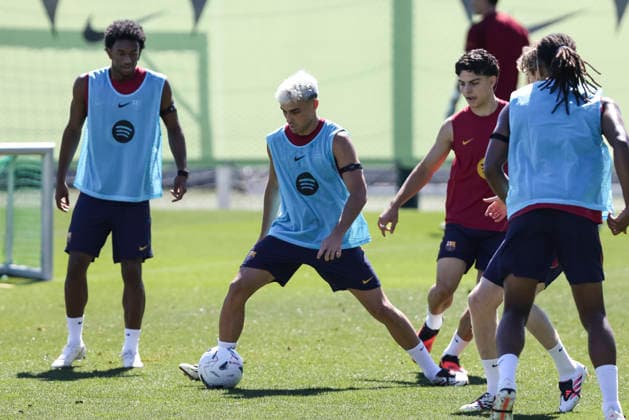 August 30, 2026, Sant Joan Despi, Barcelona, Spain: Pedri during the training day of FC Barcelona, Barca ahead the Spanish League, Laliga EA Sports, football match against Rayo Vallecano at Ciudad Esportiva Joan Gamper on August 30, 2026 in Sant Joan Despi, Barcelona, Spain. Sant Joan Despi Spain - ZUMAa181 20260830_zaa_a181_006 Copyright: xJavierxBorregox