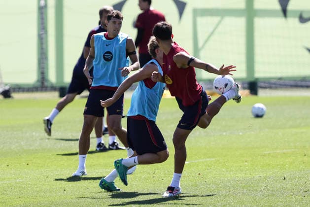 August 30, 2026, Sant Joan Despi, Barcelona, Spain: Marc Bernal during the training day of FC Barcelona, Barca ahead the Spanish League, Laliga EA Sports, football match against Rayo Vallecano at Ciudad Esportiva Joan Gamper on August 30, 2026 in Sant Joan Despi, Barcelona, Spain. Sant Joan Despi Spain - ZUMAa181 20260830_zaa_a181_009 Copyright: xJavierxBorregox