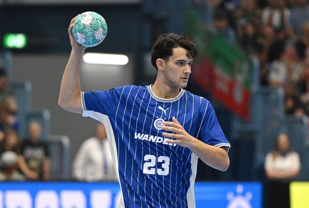 Portrait VfL Neuzugang Nikola Roganovic (VfL Gummersbach, 23) GER, VfL Gummersbach vs. SC Magdeburg, 1. Handball, Opel Bundesliga, VfL Gummersbach, 1. Liga, Spielzeit 2026 2027, 1. Spieltag, Schwalbe Arena, Gummersbach, 30.08.2026 GER, VfL Gummersbach vs. SC Magdeburg, 1. Handball, Opel Bundesliga, VfL Gummersbach, 1. Liga, Spielzeit 2026 2027, 1. Spieltag, Schwalbe Arena, Gummersbach, 30.08.2026 Gummersbach Copyright: xEibner-Pressefoto JuergenxAugstx EP_JAT