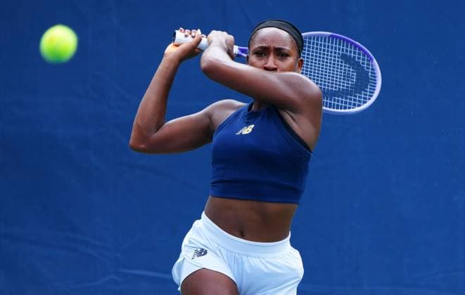 Coco Gauff practices 2026 US Open, Day One, USTA Billie Jean King National Tennis Center, New York, USA - 30 Aug 2026New York USTA Billie Jean King National T New York (NY) United States of America EDITORIAL USE ONLY No use with unauthorised audio, video, data, fixture lists, club league logos or live services. Online in-match use limited to 120 images, no video emulation. No use in betting, games or single club league player publications. Copyright: xJavierxGarcia Shutterstockx 17124546n