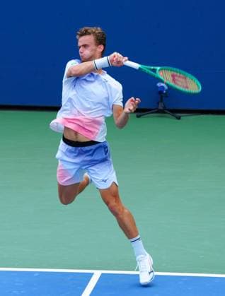 Luca Van Assche 2026 US Open, Day One, USTA Billie Jean King National Tennis Center, New York, USA - 30 Aug 2026New York USTA Billie Jean King National T New York (NY) United States of America EDITORIAL USE ONLY No use with unauthorised audio, video, data, fixture lists, club league logos or live services. Online in-match use limited to 120 images, no video emulation. No use in betting, games or single club league player publications. Copyright: xJavierxGarcia Shutterstockx 17124546az