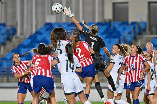 August 30, 2026, Madrid, Madrid, Spain: 1 MERLE FROHMS of Real Madrid CF Femenino in action during the Spanish Women League, Liga F, football match played between REAL MADRID Vs ATLETICO DE MADRID at Alfredo Di Stefano stadium on August 30, 2027, in Valdebebas, Madrid, Spain. Spanish Women League REAL MADRID Vs ATLETICO DE MADRID (08.30.27) - ZUMAc312 20260830_zsp_c312_161 Copyright: xOscarxManuelxSanchezx