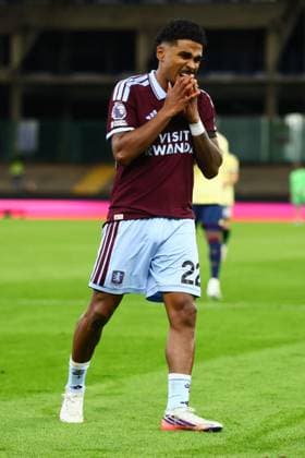 Ian Maatsen of Aston Villa shoots at goal and looks dejected Aston Villa v Arsenal, Premier League Football, Football, Villa Park, Birmingham, UK - 31 Aug 2026Birmingham Villa Park United Kingdom EDITORIAL USE ONLY No use with unauthorised audio, video, data, fixture lists, club league logos or live services. Online in-match use limited to 120 images, no video emulation. No use in betting, games or single club league player publications. Copyright: xPaulxCurrie Shutterstockx 17126356as