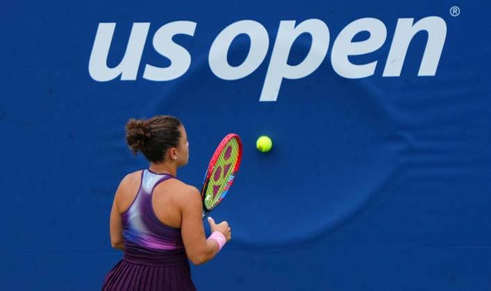 Jasmine Paolini in second round action 2026 US Open, Day Four, USTA Billie Jean King National Tennis Center, New York, USA - 02 Sep 2026New York USTA Billie Jean King National T New York (NY) United States of America EDITORIAL USE ONLY No use with unauthorised audio, video, data, fixture lists, club league logos or live services. Online in-match use limited to 120 images, no video emulation. No use in betting, games or single club league player publications. Copyright: xJavierxGarcia Shutterstockx 17124553p