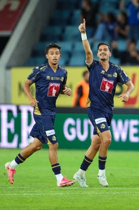 2. September 2026, Fussball, Brack Super League 2026 27, Runde 6, FC Luzern gegen FC Vaduz, Thermoplan Arena, Luzern, Schweiz Tor für den FC Luzern durch Ruben Dantas Fernandes (22, FC Luzern, li,) Photo: Urs Ottiger