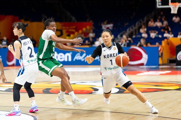 Jihyun Park (Korea, 01) im Dribbling, GER, Korea vs. Nigeria, Basketball, FIBA Women s World Cup 2026, Gruppenphase, Spieltag 1, 04.09.2026 GER, Korea vs. Nigeria, Basketball, FIBA Women s World Cup 2026, Spieltag 1, 04.09.2026 Berlin Copyright: xEibner-Pressefoto MaxxVincenx EP_MVN