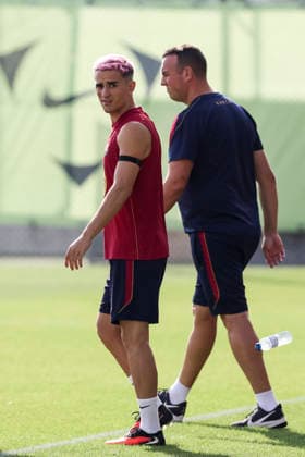September 5, 2026, Sant Joan Despi, Barcelona, Spain: Gavi during the training day of FC Barcelona, Barca ahead the Spanish League, Laliga EA Sports, football match against Valencia CF at Ciudad Esportiva Joan Gamper on September 05, 2026 in Sant Joan Despi, Barcelona, Spain. Sant Joan Despi Spain - ZUMAa181 20260905_zaa_a181_011 Copyright: xJavierxBorregox
