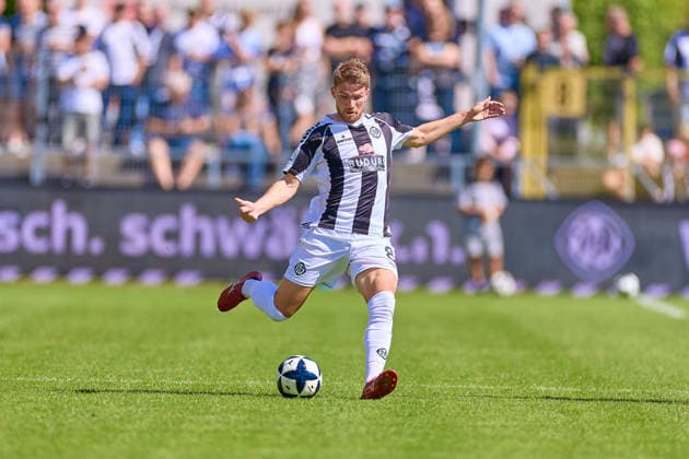 Portrait, Portraet, Freisteller Jascha Doeringer (VfR Aalen, 08) VfR Aalen vs. SV Eintracht-Trier, Fussball, Regionalliga Suedwest - Herren, 5. Spieltag, Spielzeit 2026 2027, 05.09.2026 VfR Aalen vs. SV Eintracht-Trier, Fussball, Regionalliga Suedwest - Herren, 5. Spieltag, Spielzeit 2026 2027, 05.09.2026 Aalen Copyright: xEibner-Pressefoto GeraldxOelze-dexStoppanyx EP_ODS