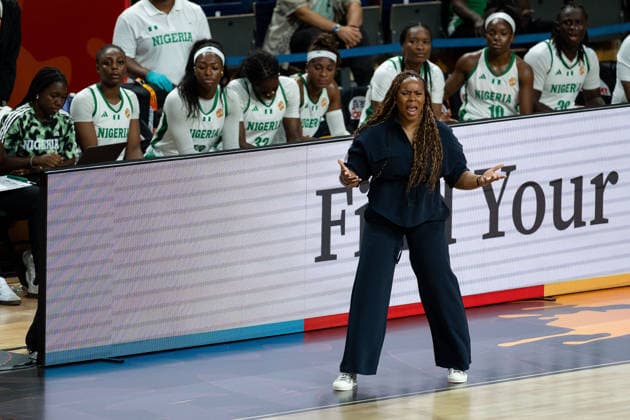 Rena Wakama (Nigeria, Trainerin), GER, Nigeria vs. Ungarn, Basketball, FIBA Women s World Cup 2026, Gruppenphase, Spieltag 2, 05.09.2026 GER, Nigeria vs. Ungarn, Basketball, FIBA Women s World Cup 2026, Gruppenphase, Spieltag 2, 05.09.2026 Berlin Copyright: xEibner-Pressefoto MaxxVincenx EP_MVN