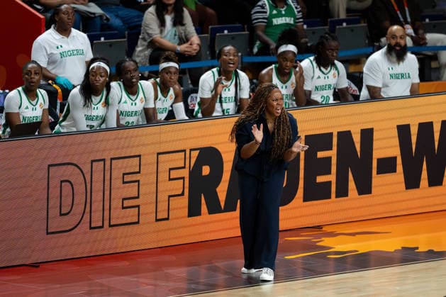Rena Wakama (Nigeria, Trainerin), GER, Nigeria vs. Ungarn, Basketball, FIBA Women s World Cup 2026, Gruppenphase, Spieltag 2, 05.09.2026 GER, Nigeria vs. Ungarn, Basketball, FIBA Women s World Cup 2026, Gruppenphase, Spieltag 2, 05.09.2026 Berlin Copyright: xEibner-Pressefoto MaxxVincenx EP_MVN
