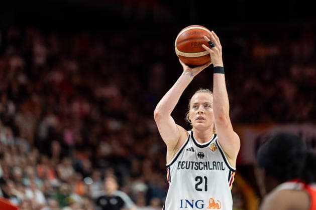 Marie Guelich (Deutschland, 21) beim Freiwurf, GER, Deutschland vs. Japan, Basketball, FIBA Women s World Cup 2026, Gruppenphase, Spieltag 2, 05.09.2026 GER, Deutschland vs. Japan, Basketball, FIBA Women s World Cup 2026, Gruppenphase, Spieltag 2, 05.09.2026 Berlin Copyright: xEibner-Pressefoto MaxxVincenx EP_MVN