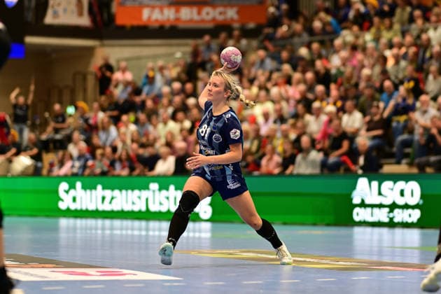 Handball I Frauen I Saison 2026-2027 I Bundesliga I 2. Spieltag I Buxtehuder SV - HC Leipzig I 05.09.2026 Einzelfoto, Freisteller, Einzelbild, Cut-out, isoliertes Motiv, Sportaufnahme, Nahaufnahme, freigestellt, freigestellte Aufnahme, Aufnahme, Einzeln: Ruslana Litvinov (81, Buxtehuder Sportverein) Buxtehude Halle Nord (Neu) Niedersachsen Deutschland Copyright: xLobeca FelixxWeißbergx