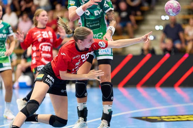 Rome Steverink (BSV Sachsen Zwickau, 99) wurf FRISCH AUF Goeppingen vs. BSV Sachsen Zwickau, Handball, ALSCO Handball Bundesliga Frauen, 2. Spieltag, Spielzeit 2026 2027, 05.09.2026 FRISCH AUF Goeppingen vs. BSV Sachsen Zwickau, Handball, ALSCO Handball Bundesliga Frauen, 2. Spieltag, Spielzeit 2026 2027, 05.09.2026 Goeppingen Copyright: xEibner-Pressefoto GeraldxOelze-dexStoppanyx EP_ODS