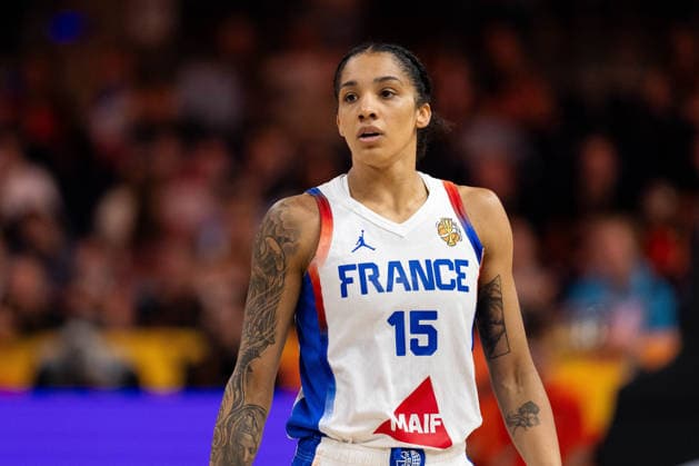Gabby Williams (Frankreich, 15) Einzelbild, Einzelfoto, Portrait, Portraet, Freisteller, GER, Frankreich vs. Korea, Basketball, FIBA Women s World Cup 2026, Gruppenphase, Spieltag 2, 05.09.2026 GER, Frankreich vs. Korea, Basketball, FIBA Women s World Cup 2026, Gruppenphase, Spieltag 2, 05.09.2026 Berlin Copyright: xEibner-Pressefoto MaxxVincenx EP_MVN