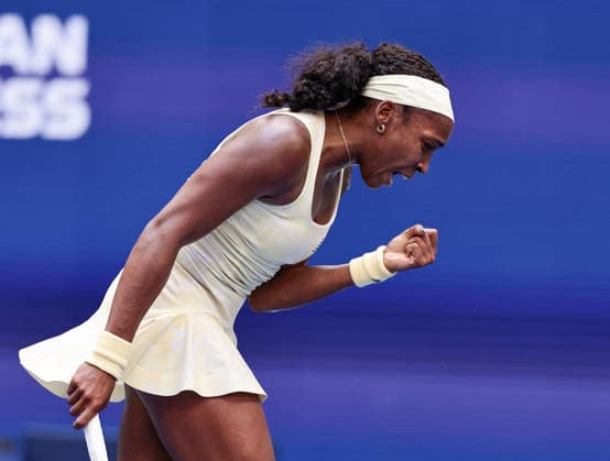 Coco Gauff macht die Faust und jubelt,Jubel,Emotion,, Damen Einzel, Ladies Singles, US Open Championships, Billie Jean King National Tennis Center, Flushing Meadows, New York, USA . Copyright: xJuergenxHasenkopfx