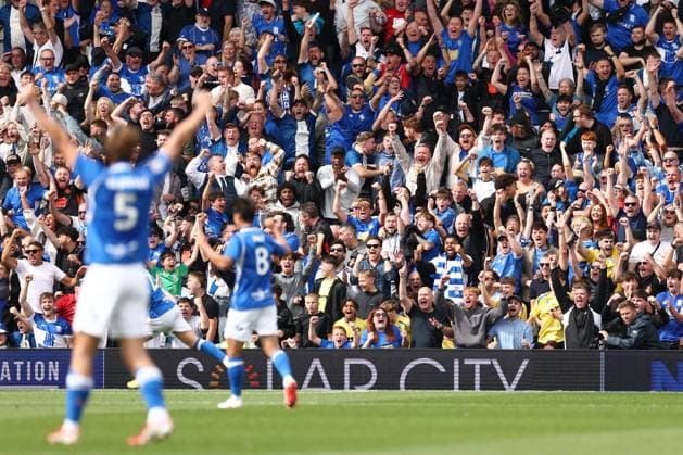 Birmingham City fans celebrate Birmingham City v Wolverhampton Wanderers, EFL Sky Bet Championship, Football, St. Andrew s at Knighthead Park, Birmingham, UK - 06 Sep 2026Birmingham St. Andrew s at Knighthead Park United Kingdom EDITORIAL USE ONLY No use with unauthorised audio, video, data, fixture lists, club league logos or live services. Online in-match use limited to 120 images, no video emulation. No use in betting, games or single club league player publications. Copyright: xRyanxBrowne Shutterstockx 17135036bv