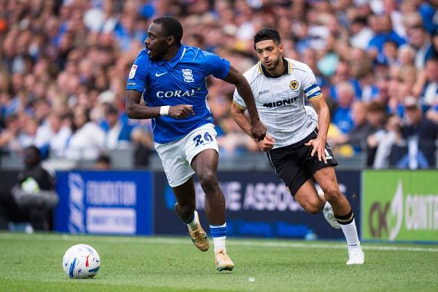 Bright Osayi-Samuel of Birmingham City gets away from Raul Jimà nez of Wolverhampton Wanderers Birmingham City v Wolverhampton Wanderers, EFL Sky Bet Championship, Football, St. Andrew s at Knighthead Park, Birmingham, UK - 06 Sep 2026Birmingham St. Andrew s at Knighthead Park United Kingdom EDITORIAL USE ONLY No use with unauthorised audio, video, data, fixture lists, club league logos or live services. Online in-match use limited to 120 images, no video emulation. No use in betting, games or single club league player publications. Copyright: xWiredxPhotos Shutterstockx 17137315bf