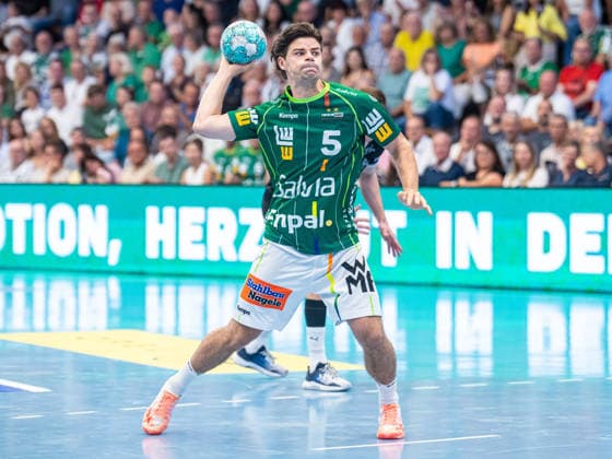 Rutger ten Velde (Frisch Auf Goeppingen, 05) beim Siebenmeter, Frisch Auf Goeppingen vs. THW Kiel, Handball, 1. Bundesliga, Herren, Spielzeit 2026 2027, 06.09.2026, Frisch Auf Goeppingen vs. THW Kiel, Handball, 1. Bundesliga, Herren, Spielzeit 2026 2027, 06.09.2026 Goeppingen Copyright: xEibner-Pressefoto MichaelxSchmidx EP_MST