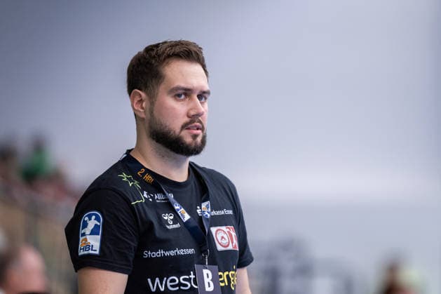 Kenji Hoevels (TuSEM Essen, Trainer) GER, GWD Minden vs. TuSEM Essen, Handball, 2. Bundesliga, 2. Spieltag, Spielzeit 2026 2027, 06.09.2026 GER, GWD Minden vs. TuSEM Essen, Handball, 2. Bundesliga, 2. Spieltag, Spielzeit 2026 2027, 06.09.2026 Minden Copyright: xEibner-Pressefoto JanxRollingerx EP_JSK