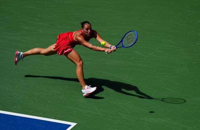 Marta Kostyuk 2026 US Open, Day Eight, USTA Billie Jean King National Tennis Center, New York, USA - 06 Sep 2026New York USTA Billie Jean King National T New York (NY) United States of America EDITORIAL USE ONLY No use with unauthorised audio, video, data, fixture lists, club league logos or live services. Online in-match use limited to 120 images, no video emulation. No use in betting, games or single club league player publications. Copyright: xJavierxGarcia Shutterstockx 17137666ev